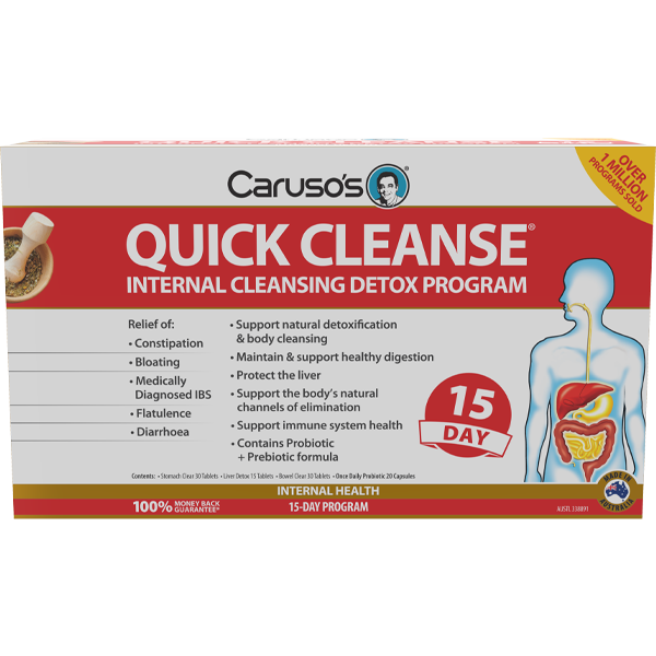 Caruso's Quick Cleanse® Internal Cleansing Detox Program (15 Day)
