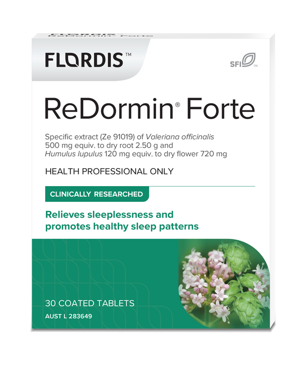 promotes healthy sleep Flordis ReDormin Forte 30 Tablets