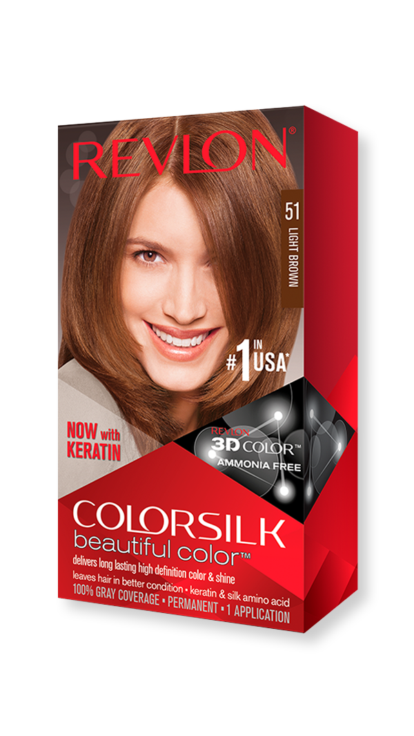 Revlon ColorSilk Beautiful Color 51 Light Brown