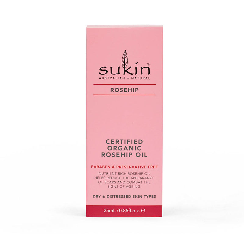 Sukin Rosehip Certified Organic Rosehip Oil 25ml