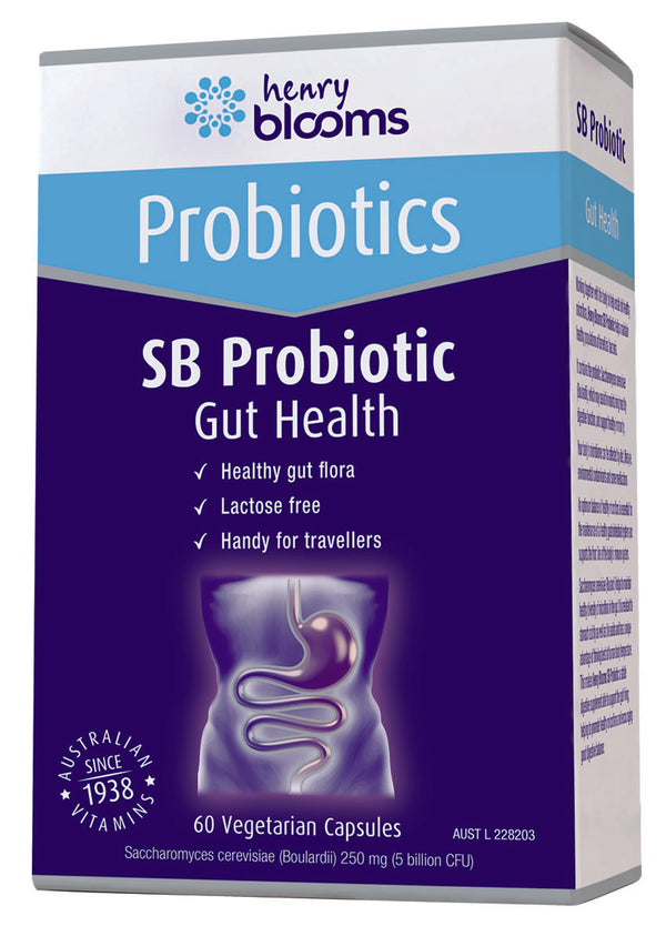Henry Blooms Sb Probiotic Gut Health 60 Caps