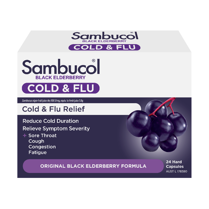 Sambucol Cold & Flu 24 Caps