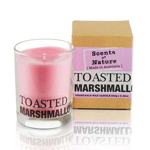 Scent of Nature Toasted Marshmallow Soy Wax Candle 240g