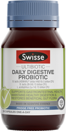 Swisse U/B Daily Digestive Probiotic 30Cap