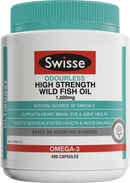Swisse Ultiboost High Strength 1500Mg Odourless Fish Oil 400 Caps