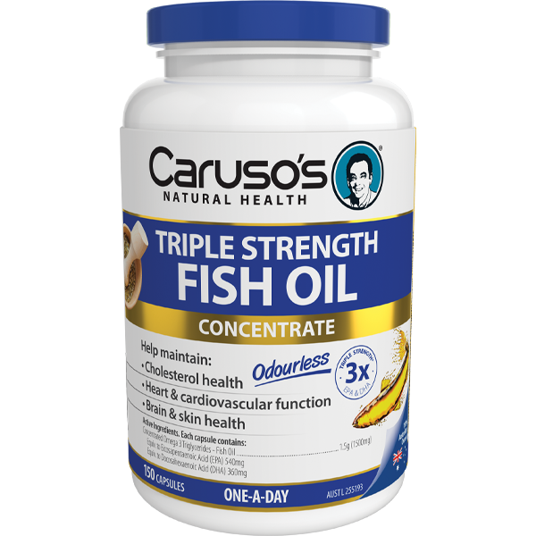 Caruso's Triple Strength Fish Oil Concentrate 150 Caps
