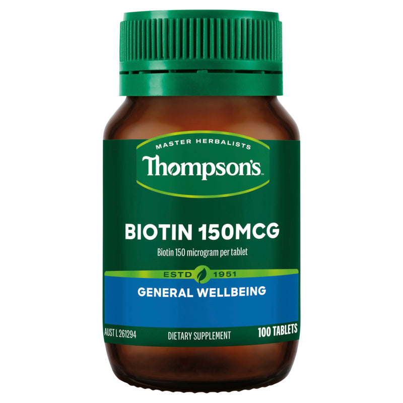 Thompson's Biotin 150mcg 100 tabs