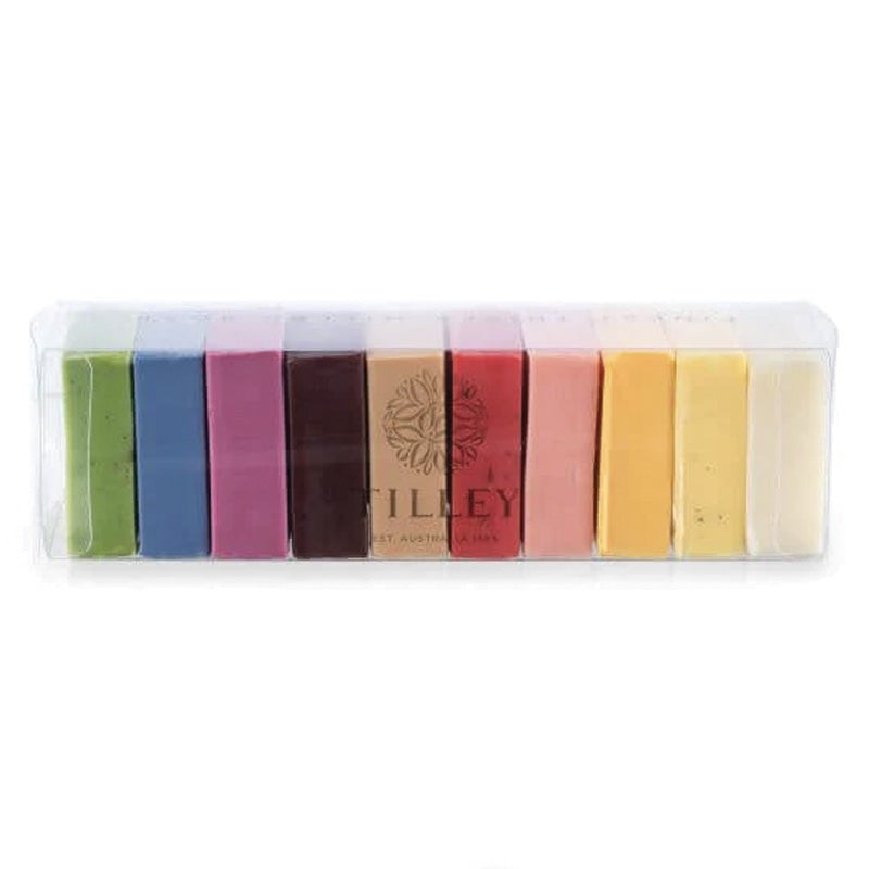 Tilley Gift Soap Rainbow Pack 10 X 50G Marble