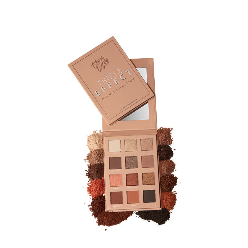 Thin Lizzy Triple Effect Eyeshadow Palette - Warm Collection