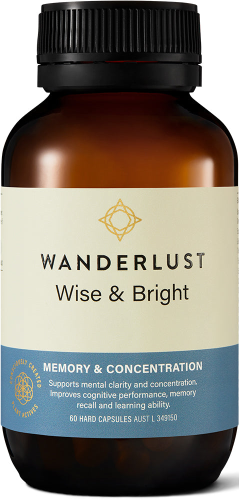 Wanderlust Wise & Bright 60 Caps