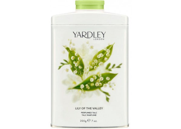 Yardley Lily Of The Valley Talc 200g Tin