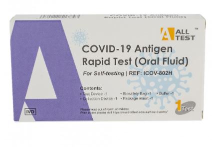Alltest Covid19 Oral Rapid Antigen Test Kit 1