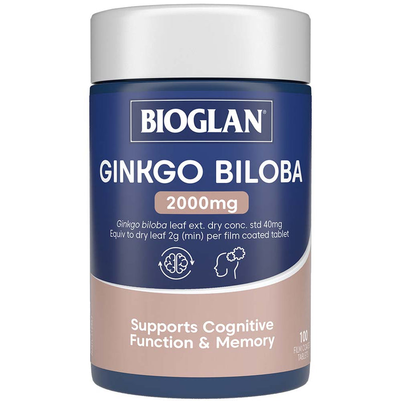 Bioglan Ginkgo Biloba 2000mg 100s
