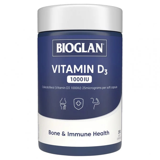 Bioglan Vitamin D3 250 Caps