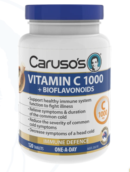 Caruso's Vitamin C 1000 + Bioflavanoids 120 tablets