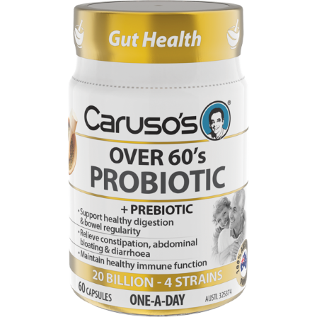 Caruso's Over 60s Probiotic 60 Capsules