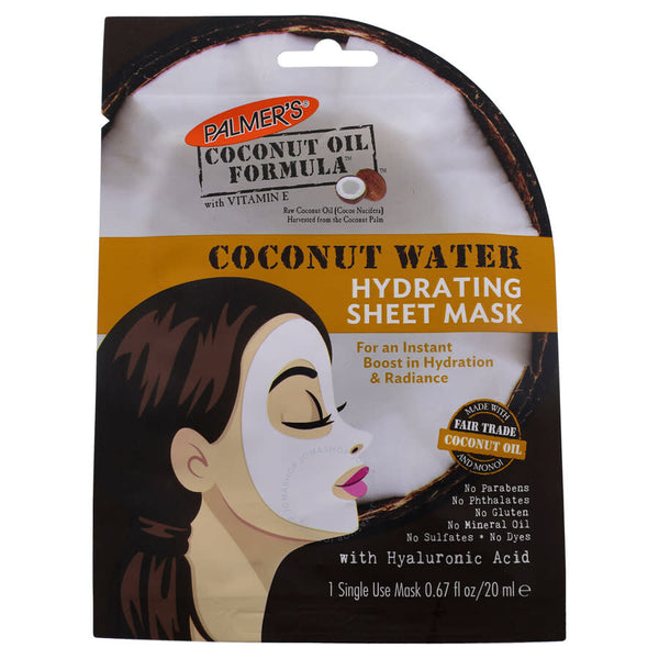 Palmers Coconut Oil Coconut Water Hydrating Sheet face Mask
