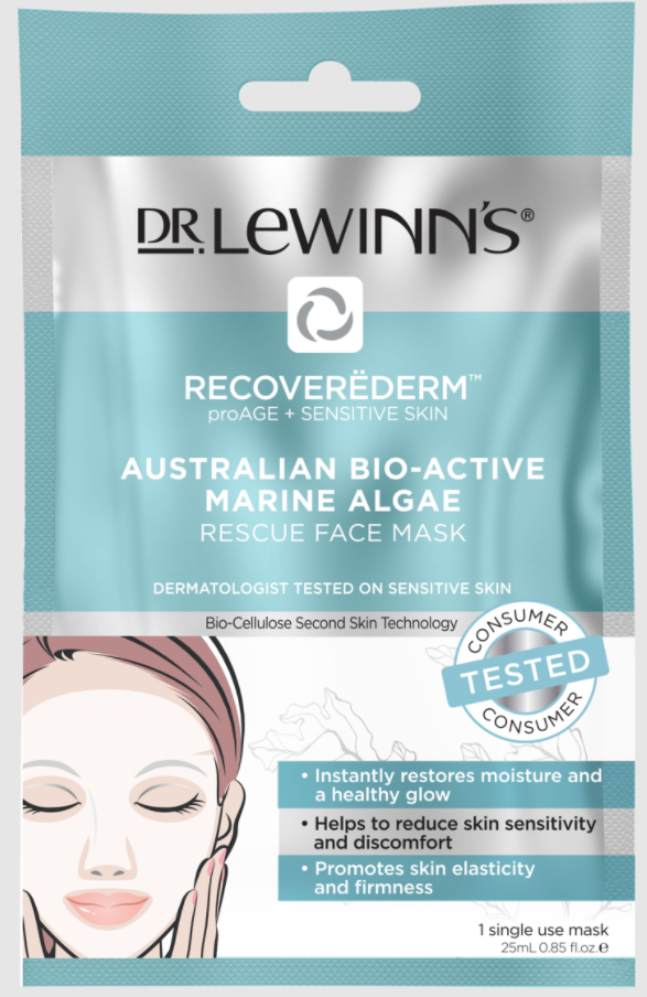 Dr Lewinn's Recoverederm Australian Marine Algae Rescue Mask 1Pc