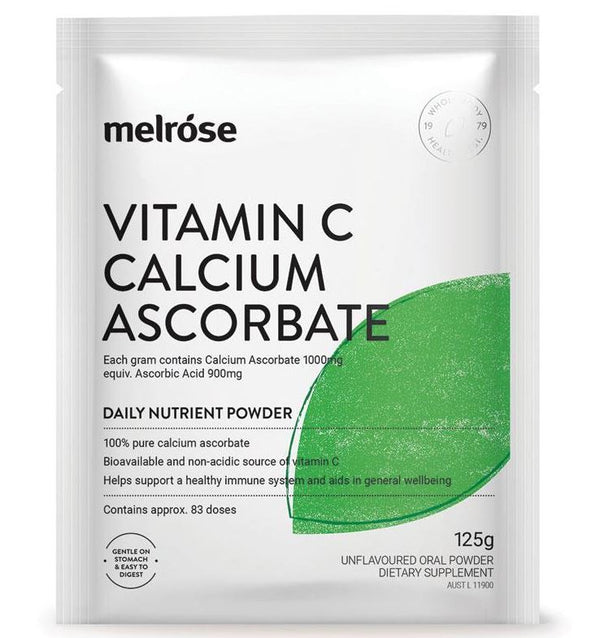 Melrose Vitamin C Calcium Ascorbate Powder 125g