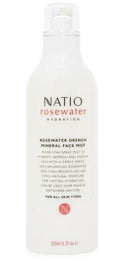 Natio Rosewater Hydration Drench Mineral Face Mist 200ml