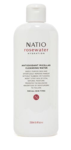 Natio Rosewater Hydration  Antioxidant Micellar Cleansing Water 250ml