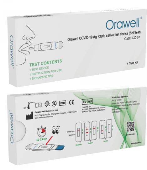 Orawell Covid19 Oral Rapid Test 1 Pk